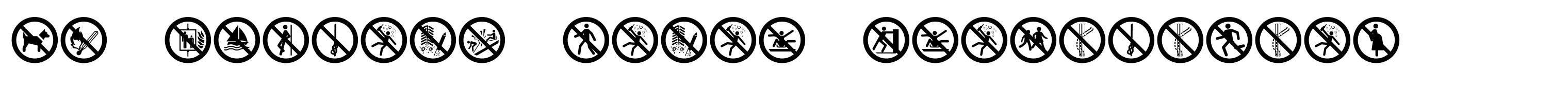 TB Symbols Color Prohibition